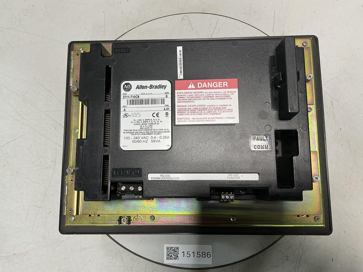 Used ALLEN BRADLEY 2711-T10C9