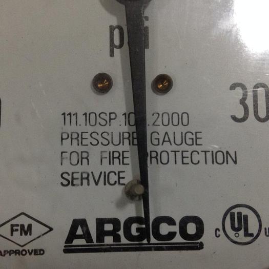 Used WIKA 0-300 PSI Sprinkler Water Gauge 111.10SP.100.2000 Used