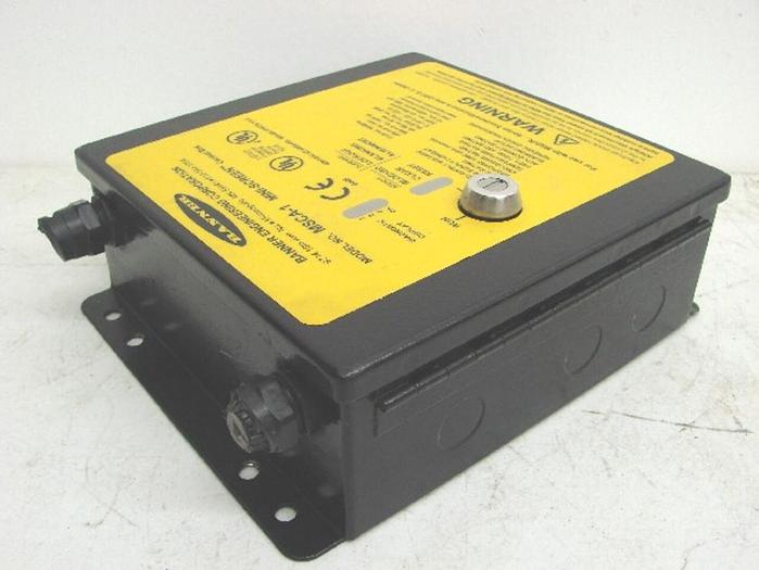 Used BANNER ENGINEERING Light Curtain Control Box MSCA-1 #8918