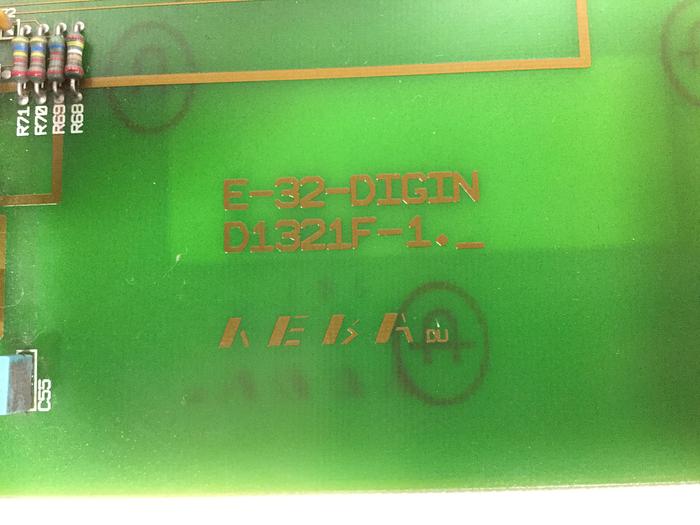 Used KEBA Input Module E-32-DIGIN D1321F-1 Used