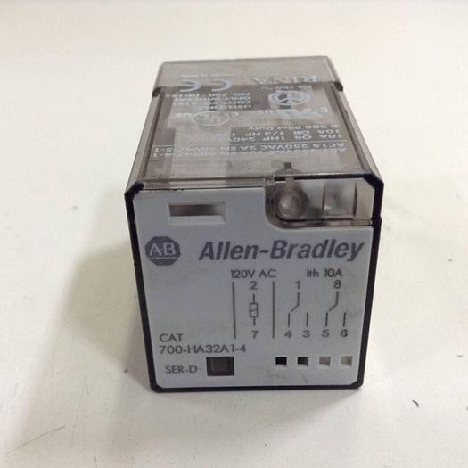 Used ALLEN BRADLEY Relay 700-HA32A1-4 SER D #76330
