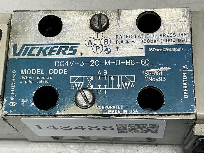 Used TOKIMEC DG4V-3-2C-M-U-B6-60