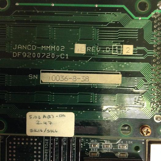Used YASKAWA Circuit Board JANCD-MCP01 REV D03 #76670
