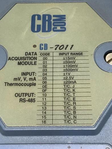 Used CB-COM Data Acquisition CB-7011 #126772