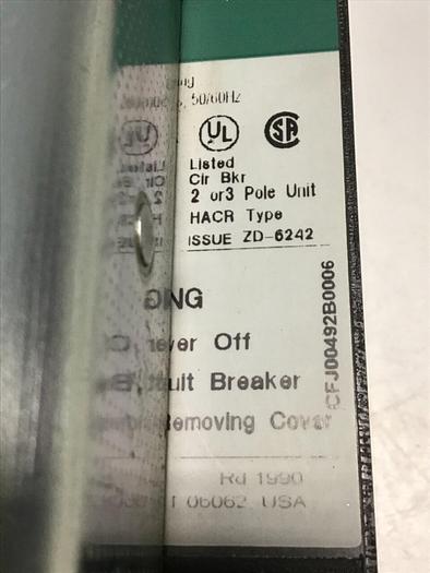 Used GE 125 Amp Circuit Breaker TFJ236125 / DISCONNECT #145359