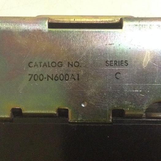 Used ALLEN BRADLEY AC Relay 700-N600A1 SER C #85062
