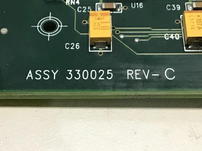 Used VAN DORN Analog Circuit Board 330025 PC330-025 Used