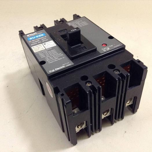 Used FUJI ELECTRIC 15 Amp Circuit Breaker BU-ESB3015 #84878