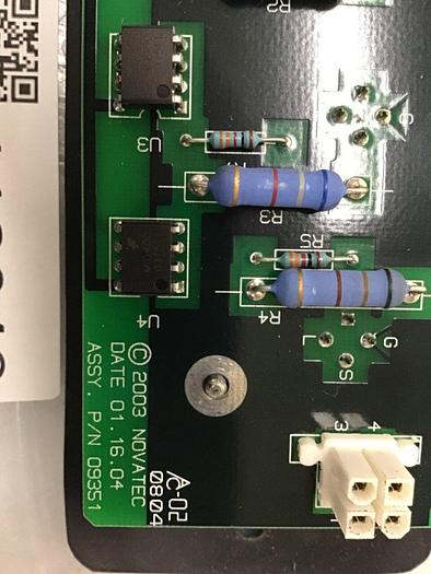Used NOVATEC Circuit Board 09531 #118640