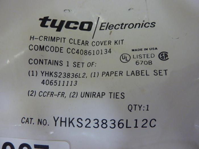 Used TYCO H-Crimpit Kit YHKS23836L24C #53067