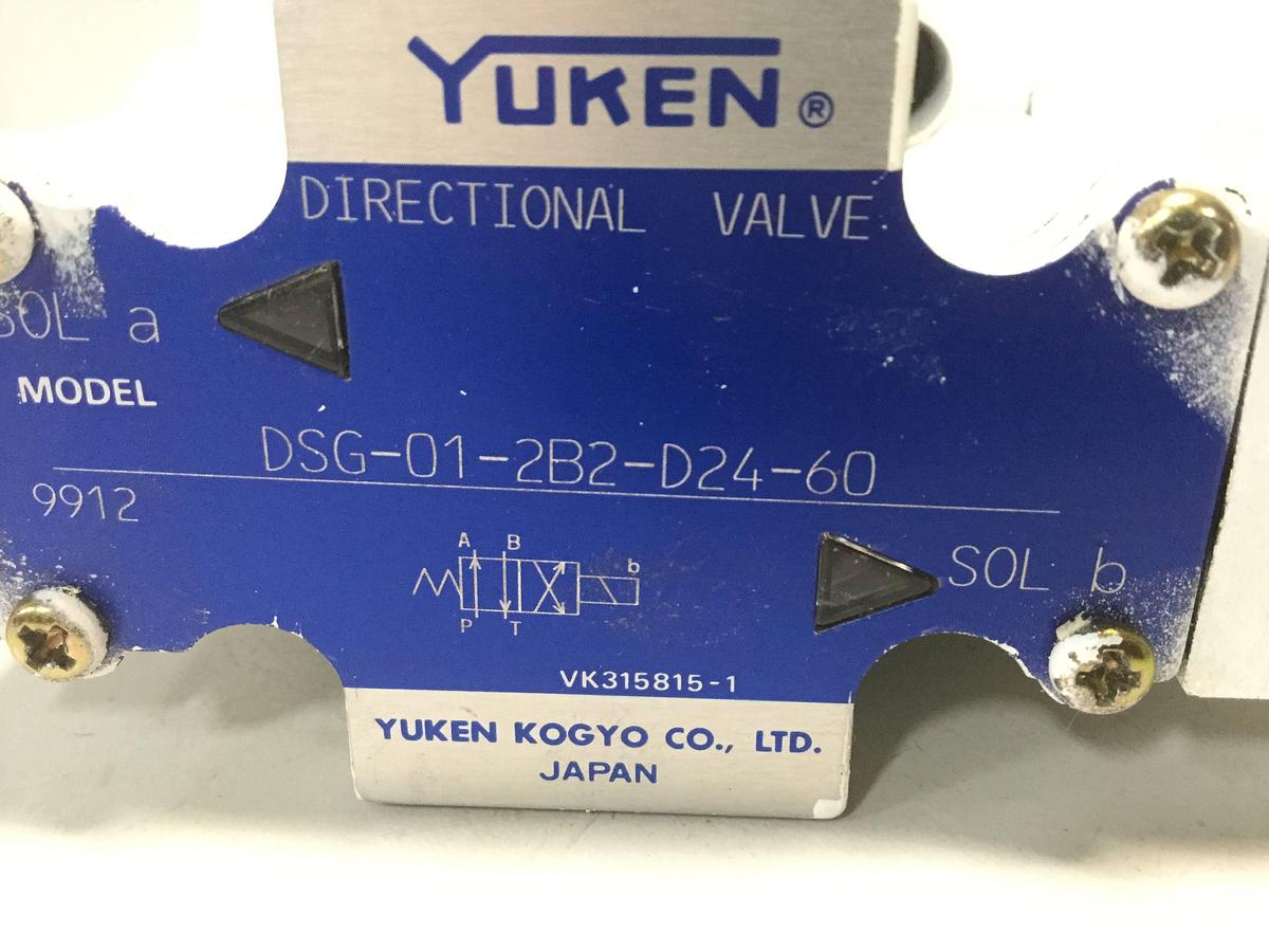 Used YUKEN Directional Valve DSG-01-2B2-D24-60 USED