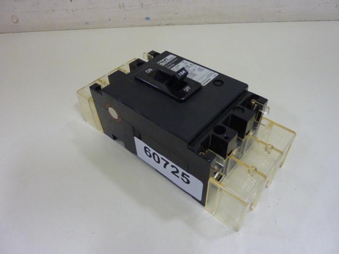 Used FUJI ELECTRIC 15 Amp Circuit Breaker SA33-15 #104496