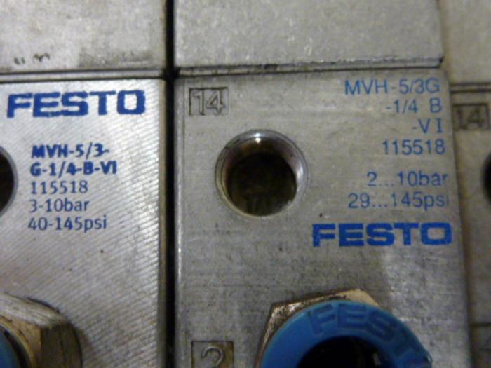 Used FESTO Control Block / Valve Terminal IFB8-02 #52844