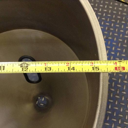 Used METAL FABRICATOR Stainless Steel Hopper HOPPER976 #78976