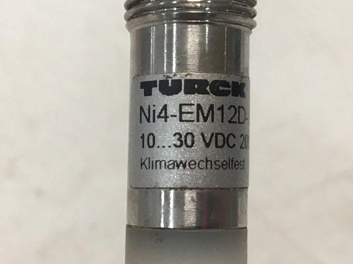 Used TURCK ELEKTRONIK Sensor NI4EM12DAP6S120 #128327
