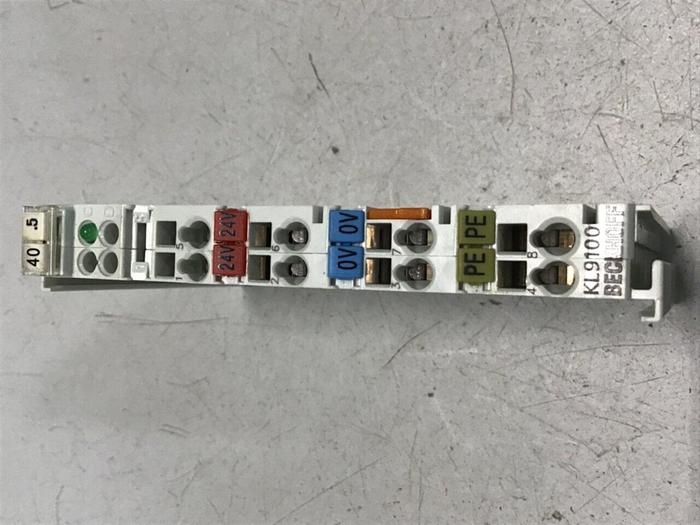 Used BECKHOFF Power Supply Terminal KL9100 #125229