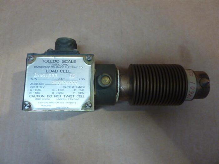 Used TOLEDO SCALE Load Cell LC15 #32131
