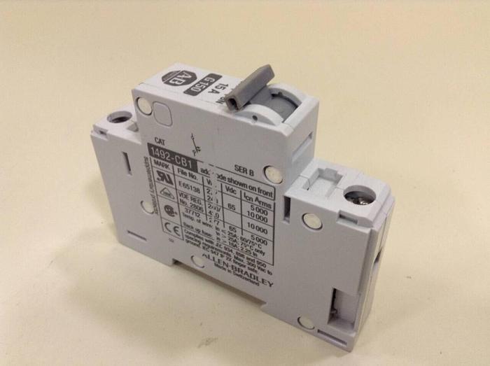 Used ALLEN BRADLEY 15 Amp Circuit Breaker 1492-CB1/G150 SER B #79614