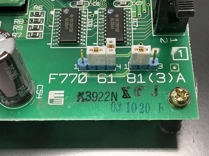 Used FUJI VT-1000IID Control Display Panel Used