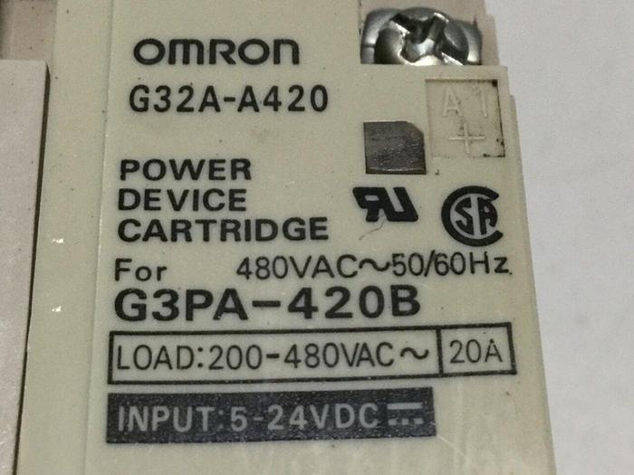Used OMRON Solid State Relay G3PA-420B #110644