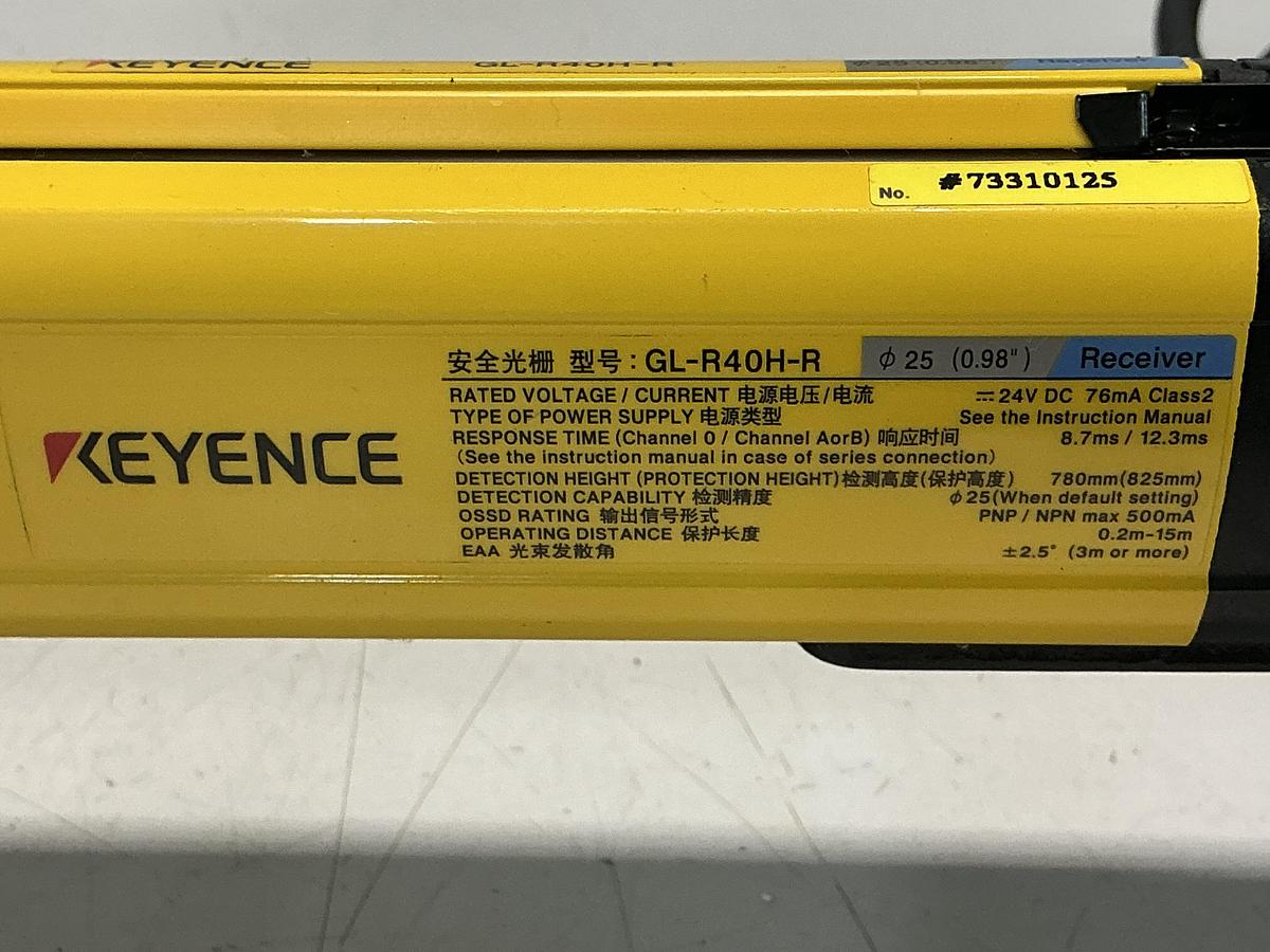 Used KEYENCE GL-R40H-R