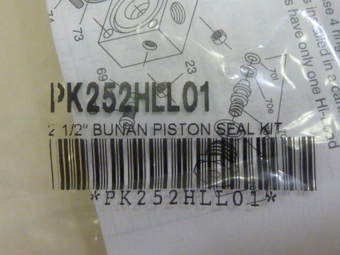 PARKER 2 1/2" Bunan Piston Seal Kit PK252HLL01 #63267