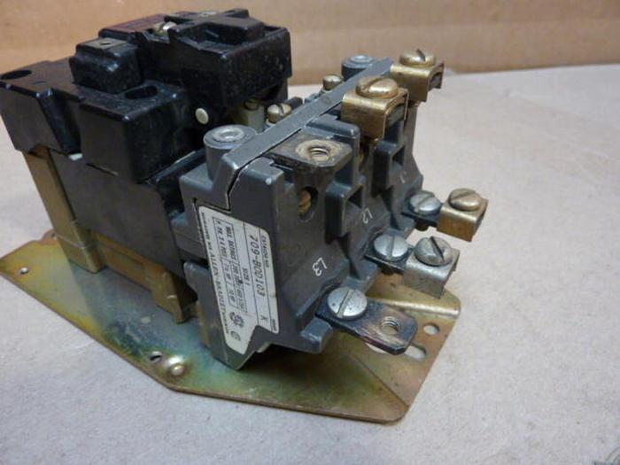 Used ALLEN BRADLEY Motor Starter Size 1 709-BOD103 SER K #29561