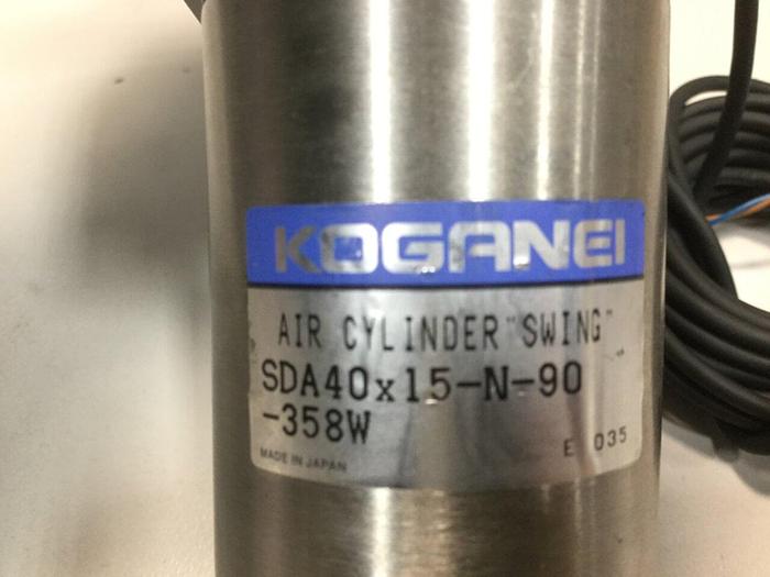 Used KOGANEI Air Cylinder Swing SDA40X15-N-90-358W #102798