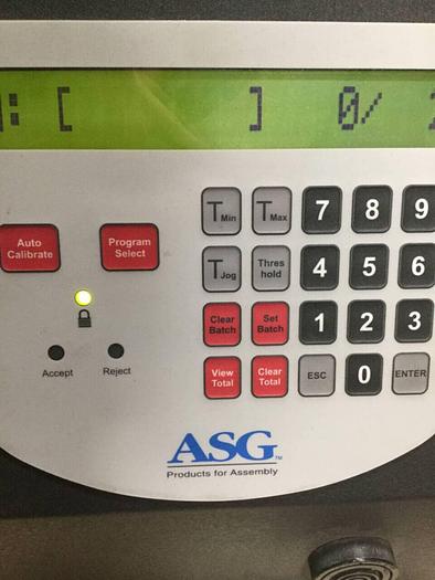 Used ASG Qualifier Process Timer 487-066510 Used