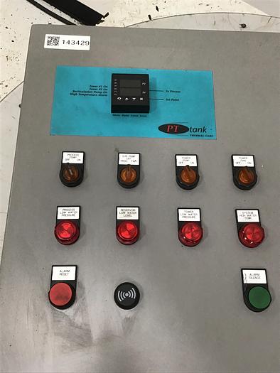 Used THERMAL CARE Pump Tank Control Cabinet PT1300 / CC Used #143429