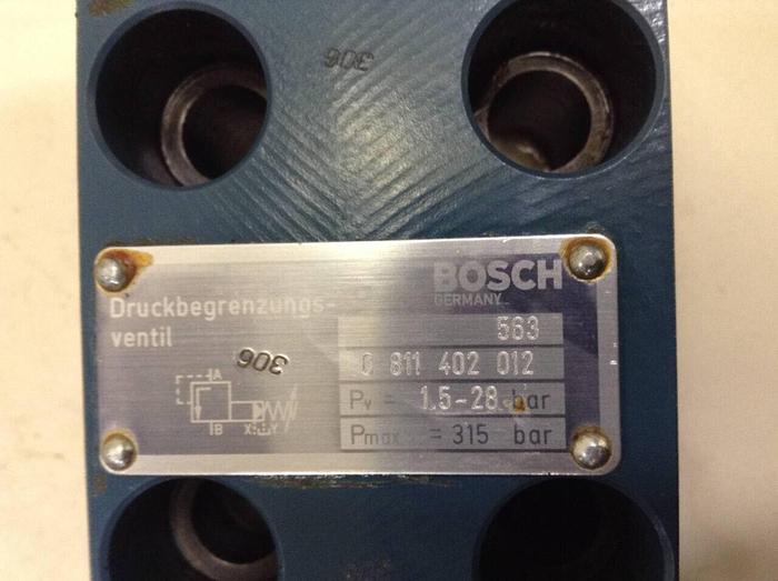 Used BOSCH Valve 0 811 402 012 #80835