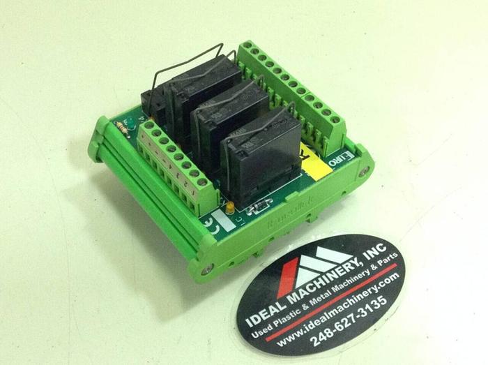 Used EUROTEK Breakout Board ET-MRZ04/24DC/SC/N/AR #76502