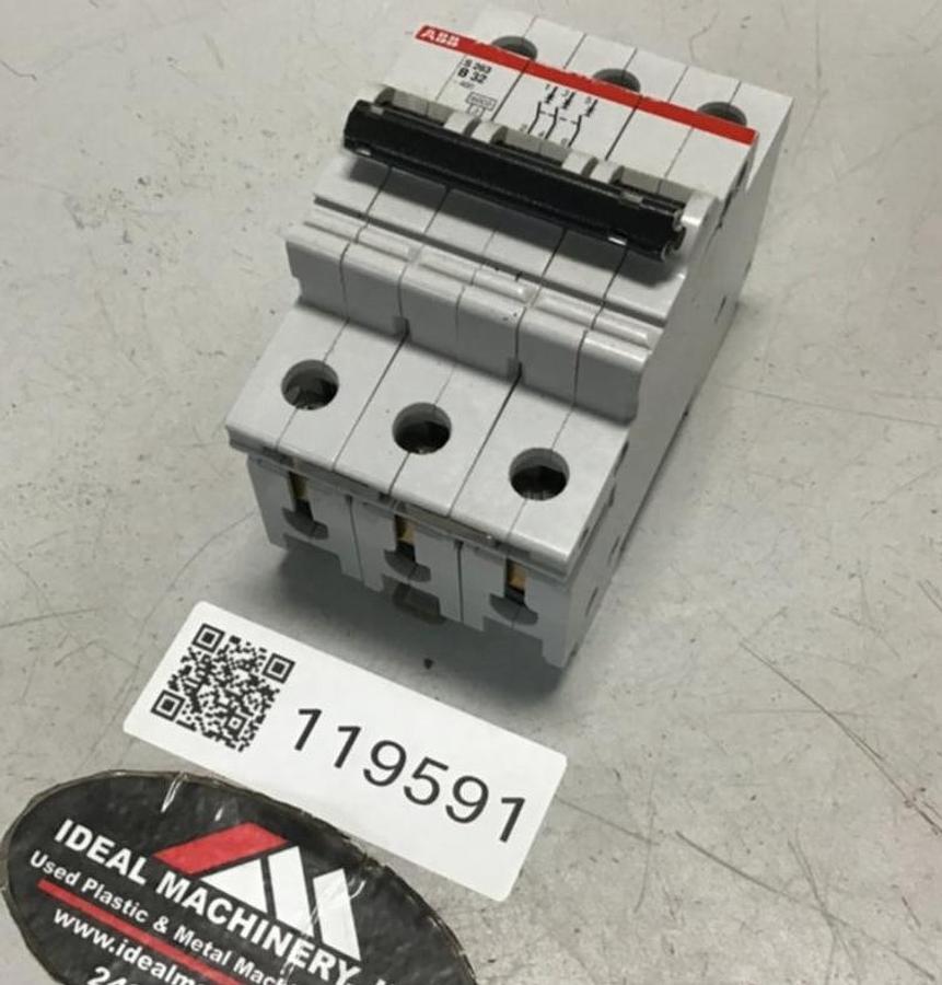 Used ABB Circuit Breaker 32 Amp S263-B32 USED