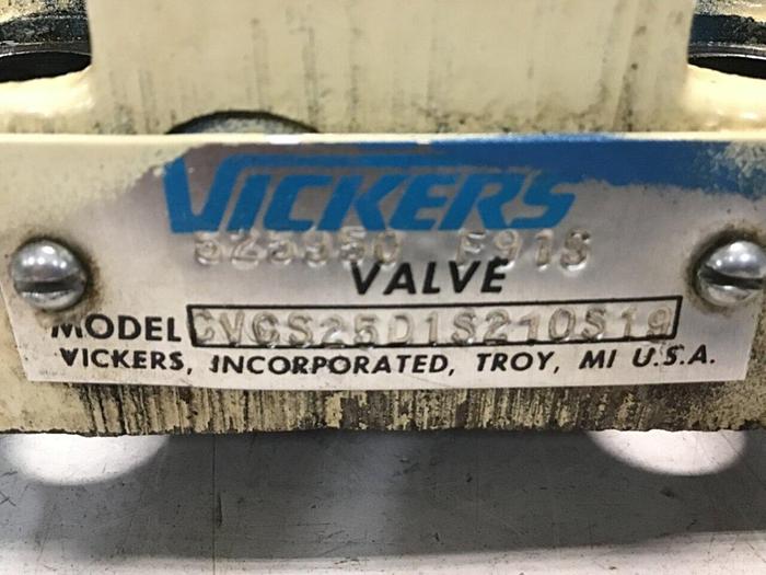 Used VICKERS Valve CVCS25D1S210S19 #139863
