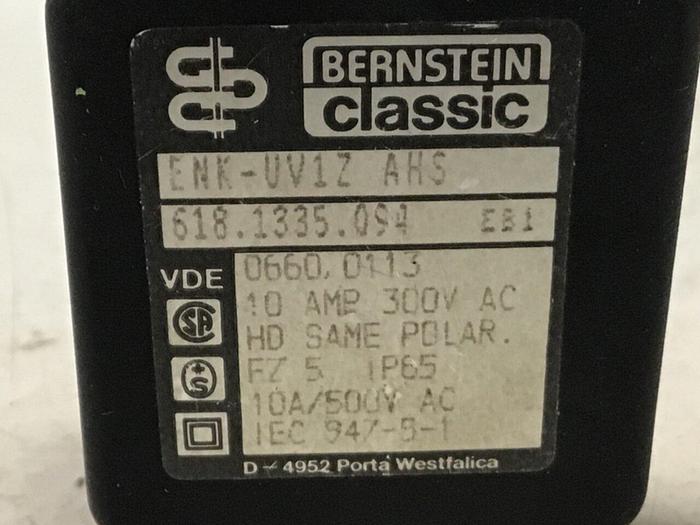 Used BERNSTEIN Limit Switch ENK-UV1Z AHS #121374