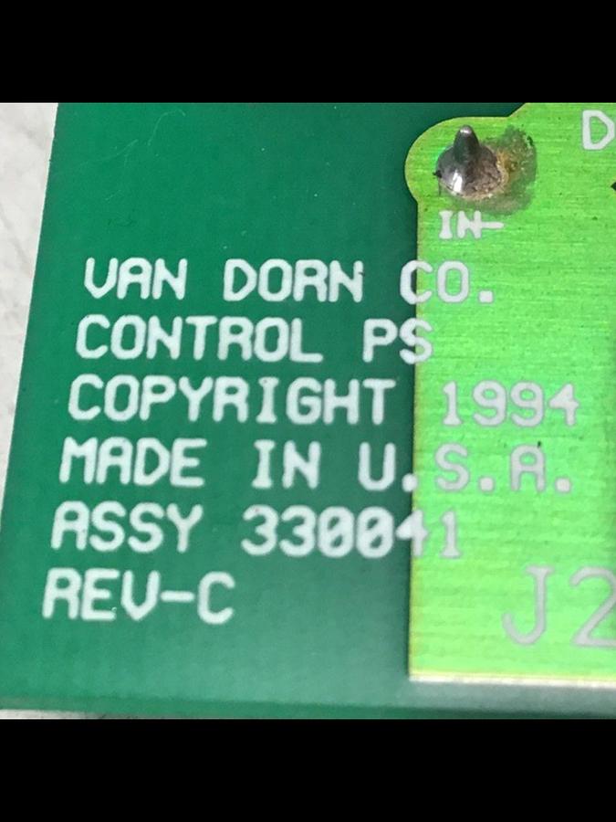 Used VAN DORN Circuit Board 330041 PC330-041 Used