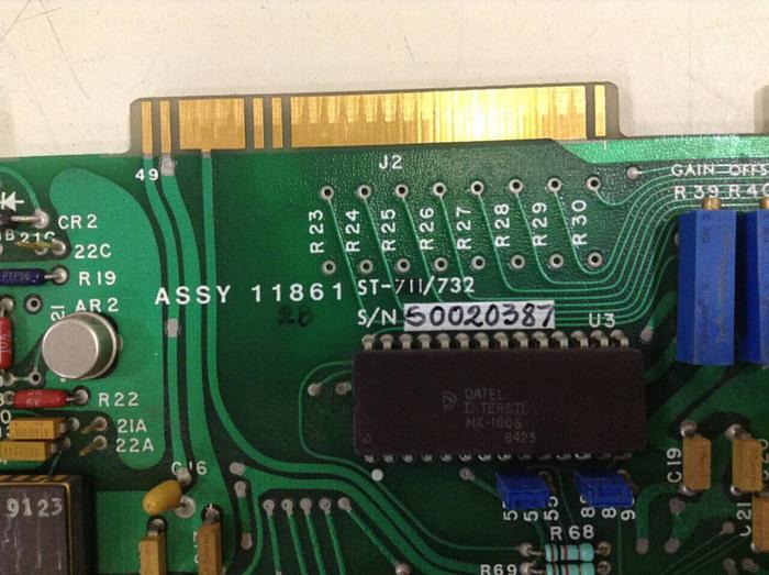 Used DATEL Command III Circuit Board 11861 ST-711/732 Used