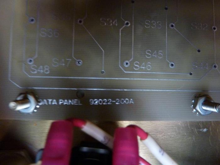 Used PERTRON Data Entry Panel RS232 Used