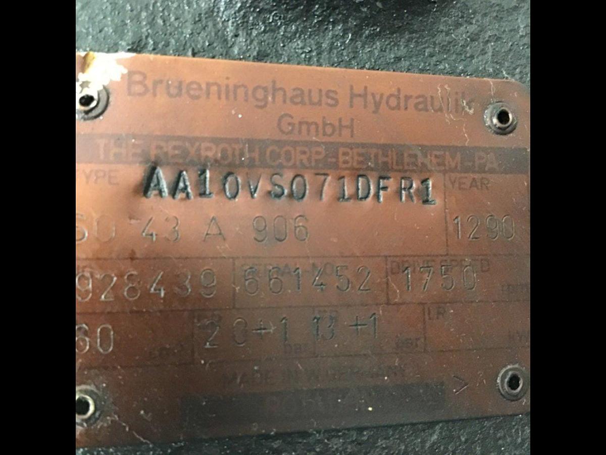Used REXROTH Hydraulic Pump AA10VS071DFR1 #135149