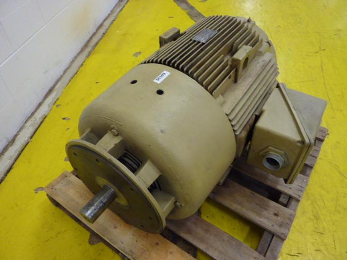 Used GENERAL ELECTRIC / GE 100 HP Motor 5KS444SS371D8P Used