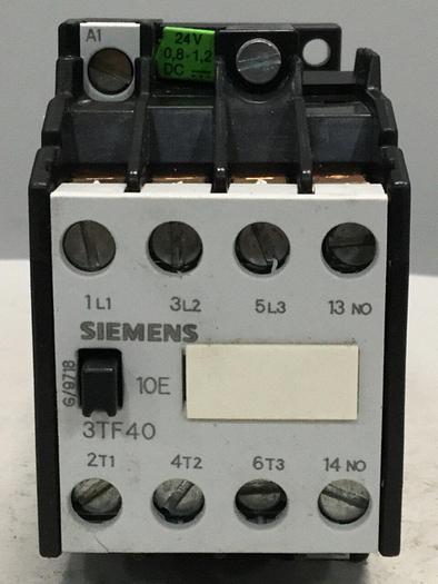 Used SIEMENS Contactor 3TF4010-0B #104293