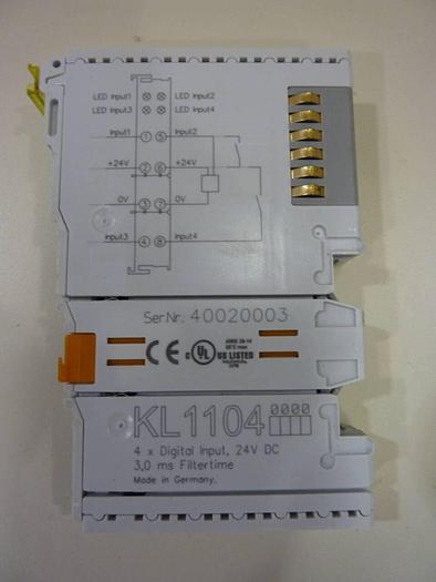 Used BECKHOFF Input Module KL1104 #42304