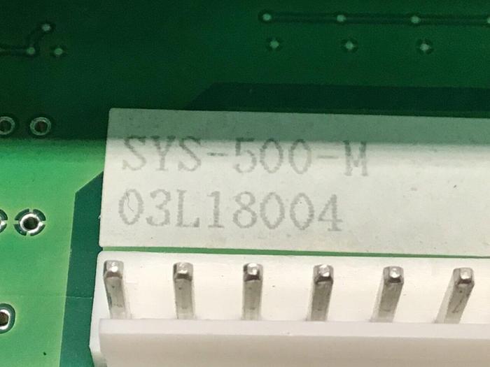 Used SYSCO Control Panel SYS-500 USED