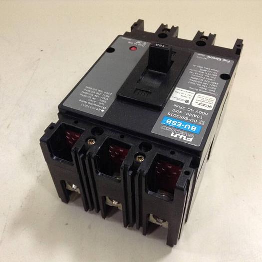 Used FUJI ELECTRIC 15 Amp Circuit Breaker BU-ESB3015 #84876