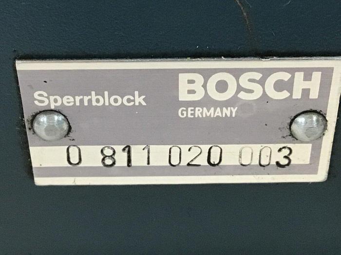 Used BOSCH Valve 0 811 020 003 Used