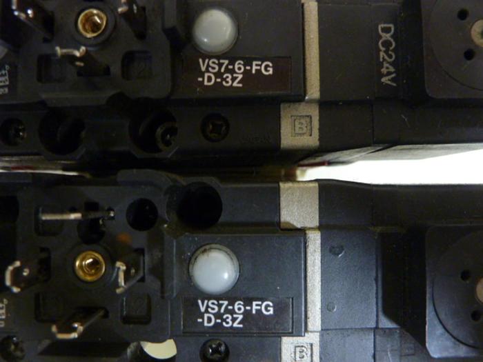 Used SMC Control Block w/ Valves VS7-6-FG-D-3Z #60103
