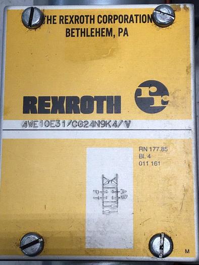 Used REXROTH Valve 4WE10E31/CG24N9K4/V #135267