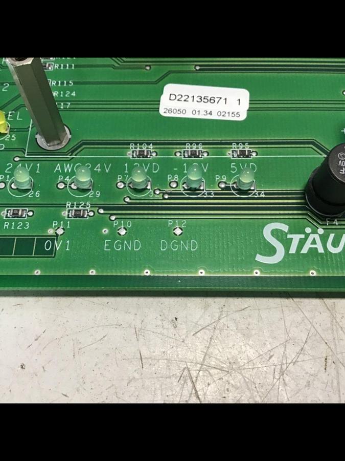 STAUBLI Circuit Board D221356711 #136140