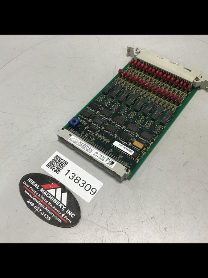 Used RESOTEC Circuit Board Card 90115.02 Used