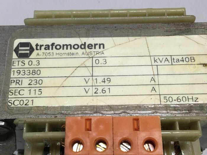 Used TRAFOMODERN 0.3 kVA Transformer ETS0.3 #107855
